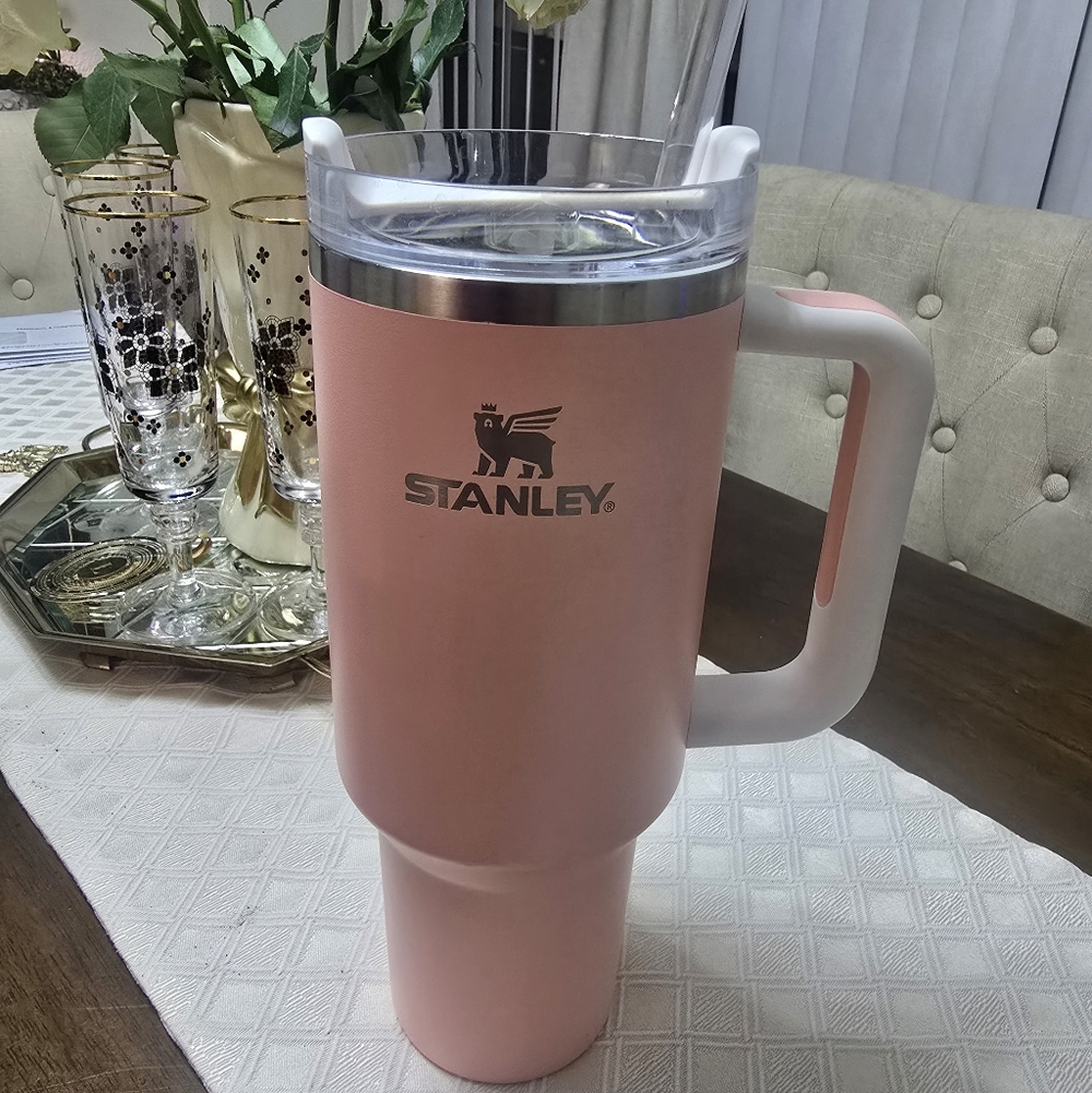 Stanley Coral Tumbler with Handle